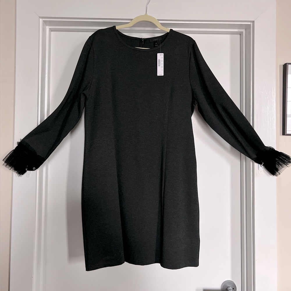 J.Crew women’s XL graphite cocktail dress